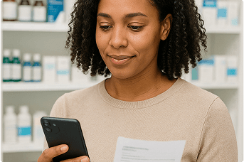 Search medication on phone